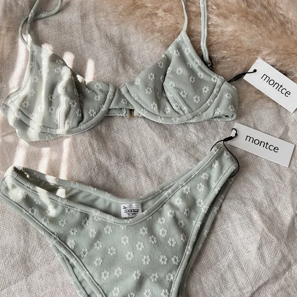 NWT Montce Jade Floral Bikini Size XS Sold Separately - Picture 3 of 6
